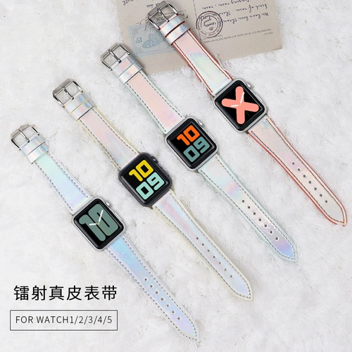 Применимо к Apple iwatch8/7 ремешок AppleWatch5 Watch Ultra Laser Offerice SE ниша 44 мм мужской и женщины Новая 41 личность 45 High -Tide Card