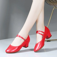 Красный 4 см каблука