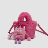 陈慕家 Зимняя сумка через плечо, монстр, плюшевая сумка на одно плечо