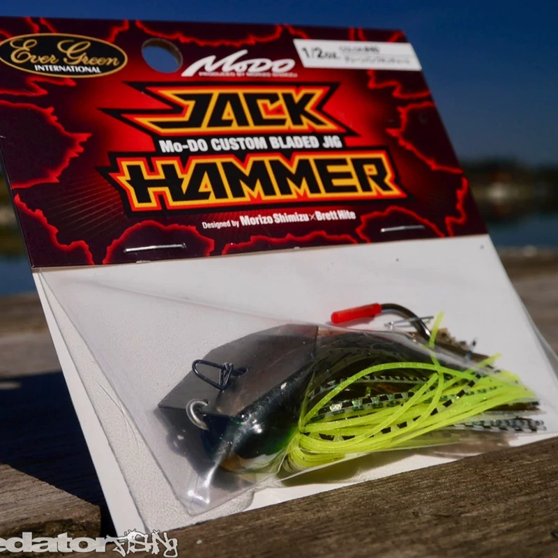 [Zman Evergreen清水盛三Jackhammer胶群铅头钩鱼饵 挡水板JIG]