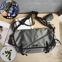 Серый + подвеска лягушка + подвесная сумка + Значок с одной подачей