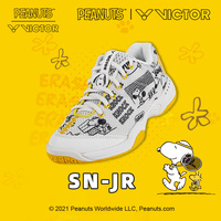 Victor/Wicker Badfire Shoes Anti-Slip Comprehensive Children's Shoes Snoopy series joint product SN-JR