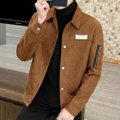 Бархатная демисезонная трендовая куртка, короткая мини-юбка для отдыха, в корейском стиле
