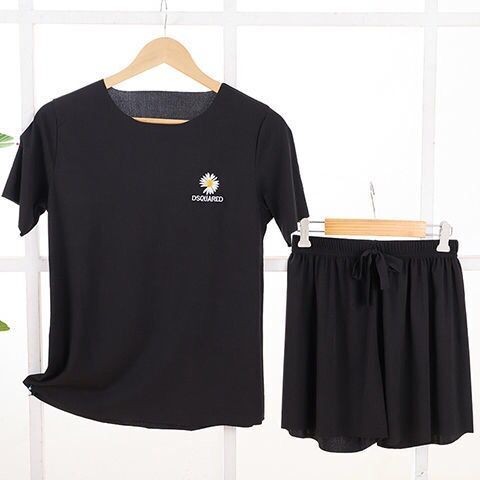 Two-piece set [Little Daisy] black