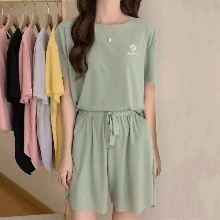 Two-piece set [little daisy] green