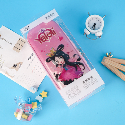 taobao agent Ye Luoli Anime Peripherals Children's Student Stationery Q Edition Shishi Princess Pen Box