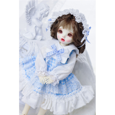 taobao agent [Bankruptcy Girl] Spot free shipping BJD giant baby dress, blue three four six points skirts, big six points