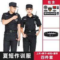 Летняя короткая служба обучения работников (топ+брюки+ремень+логотип)