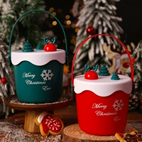 Рождественская модель лося с бочкой (2 установлена)