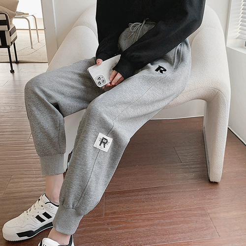 Весенние летние штаны для отдыха, высокая талия, подходит для подростков, свободный крой