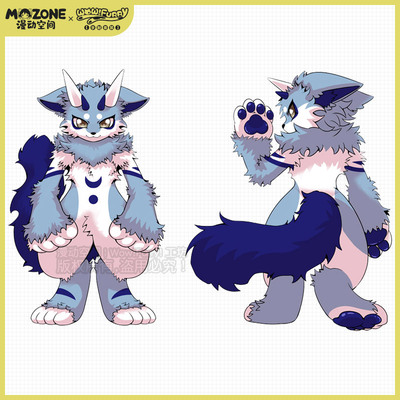 taobao agent Wandal space original Furry Beast is set to void Kuishina Fursuit Full installation of half -installed personality customization