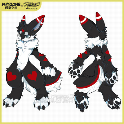 taobao agent Man -spatial original Furry Beast Magic Mo Hongxin Fursual Fursuit Full Package Half -installation Personal Customization