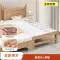 Giường trẻ em Beech giường ghép giường lớn có lan can Tấm trải giường mở rộng Giường đơn Giường cũi trẻ em Giường cũi gỗ nguyên khối Giường cũi