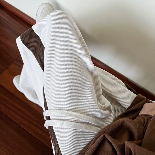 Осенние штаны для отдыха, свободный прямой крой