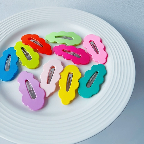 Детская летняя заколка для волос для девочек, челка, аксессуар для волос, популярно в интернете