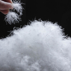 Вниз наполнителя 散装羽绒90%白鹅绒水洗大朵朵绒羽绒服羽绒被填充高蓬松度