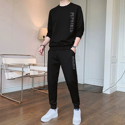 Весенний спортивный костюм, толстовка для отдыха, лонгслив, комплект, тренд сезона