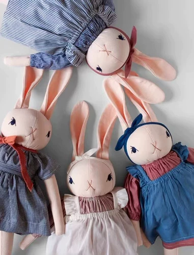 Талисман, кукла, ткань, кролик, плюшевая игрушка, 2023, год кролика, талисман года, подарок на день рождения