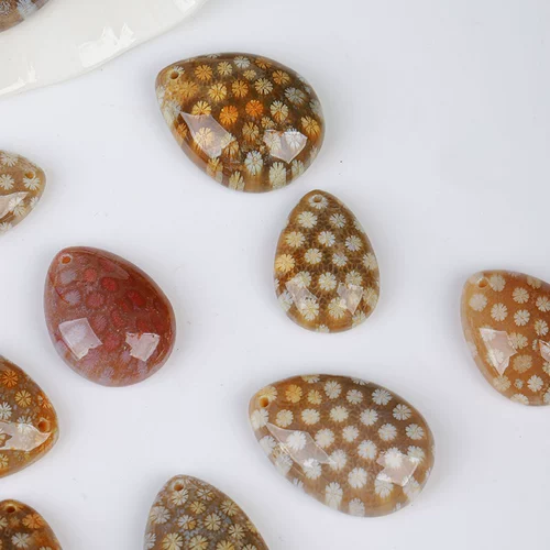 Коралловое ювелирное украшение, коралловая подвеска из нефрита, DIY