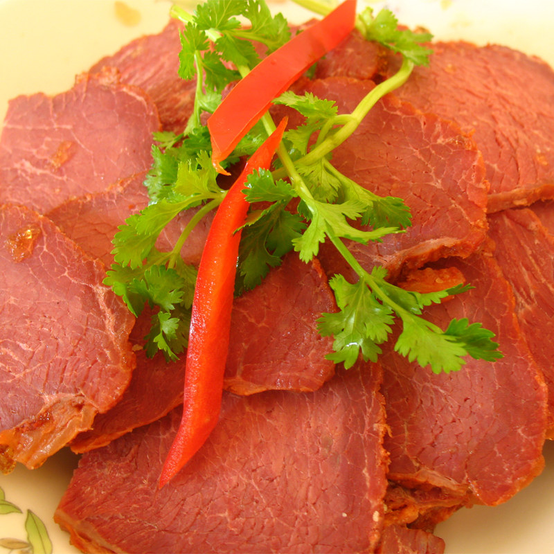 正宗五香酱牛肉 精品黄牛肉200g美食熟食冷拌菜 特产零食四袋包邮