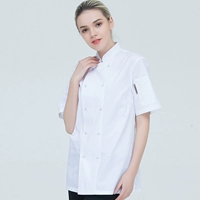 White Short -sleeved Women's One Top [Пять -шляпа] пряжка]