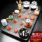 Qin Yi Zisha Kung Fu bộ trà gỗ nguyên khối khay trà ấm đun nước tất cả trong một bộ hộ gia đình hoàn toàn tự động cung cấp nước phòng khách bàn trà bàn trà điện bantradaovn Bàn trà điện