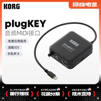Korg Cluting Plugkey Audio MIDI Интерфейс поддерживает мобильный телефон устройства iOS MIDI Audio Interface