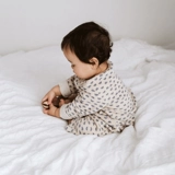 Осенний брендовый хлопковый детский комбинезон, боди для младенца, популярно в интернете, в западном стиле