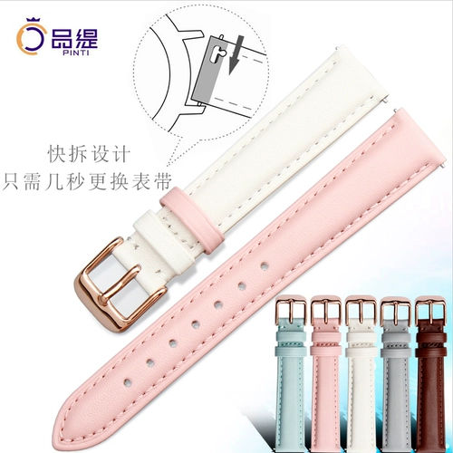 Совместимый ремешок для часов, часы для школьников, аксессуары, женский стиль, из натуральной кожи, в корейском стиле