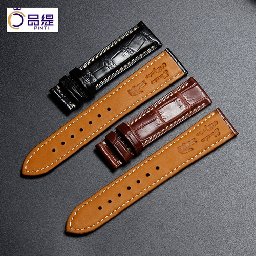 Ретро ремешок для часов подходит для мужчин и женщин, крокодил, L2, L2, из натуральной кожи