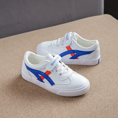 Warrior, детская белая обувь для мальчиков, классические дышащие кроссовки, модель весна/осень 2025 года