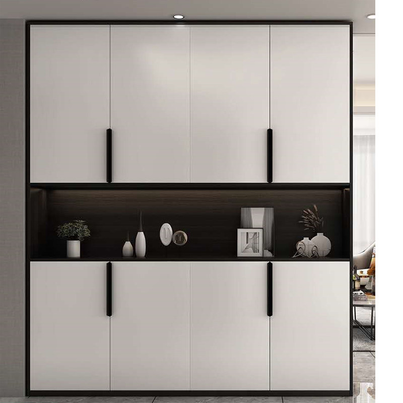 [USD 151.25] Modern minimalist hallway wardrobe shoe entry door