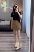 Одиночная короткая юбка [Сладкая и пряная бомбардировка уличного костюма/сладкий и пряный/грушево -продувочный фигура/юбка Супер феи -фея Мори // Корейская драма -героиня. Героиня/Американская сладкая пряная юбка Set Summer/Professional System Fried Street Milk Obverse]