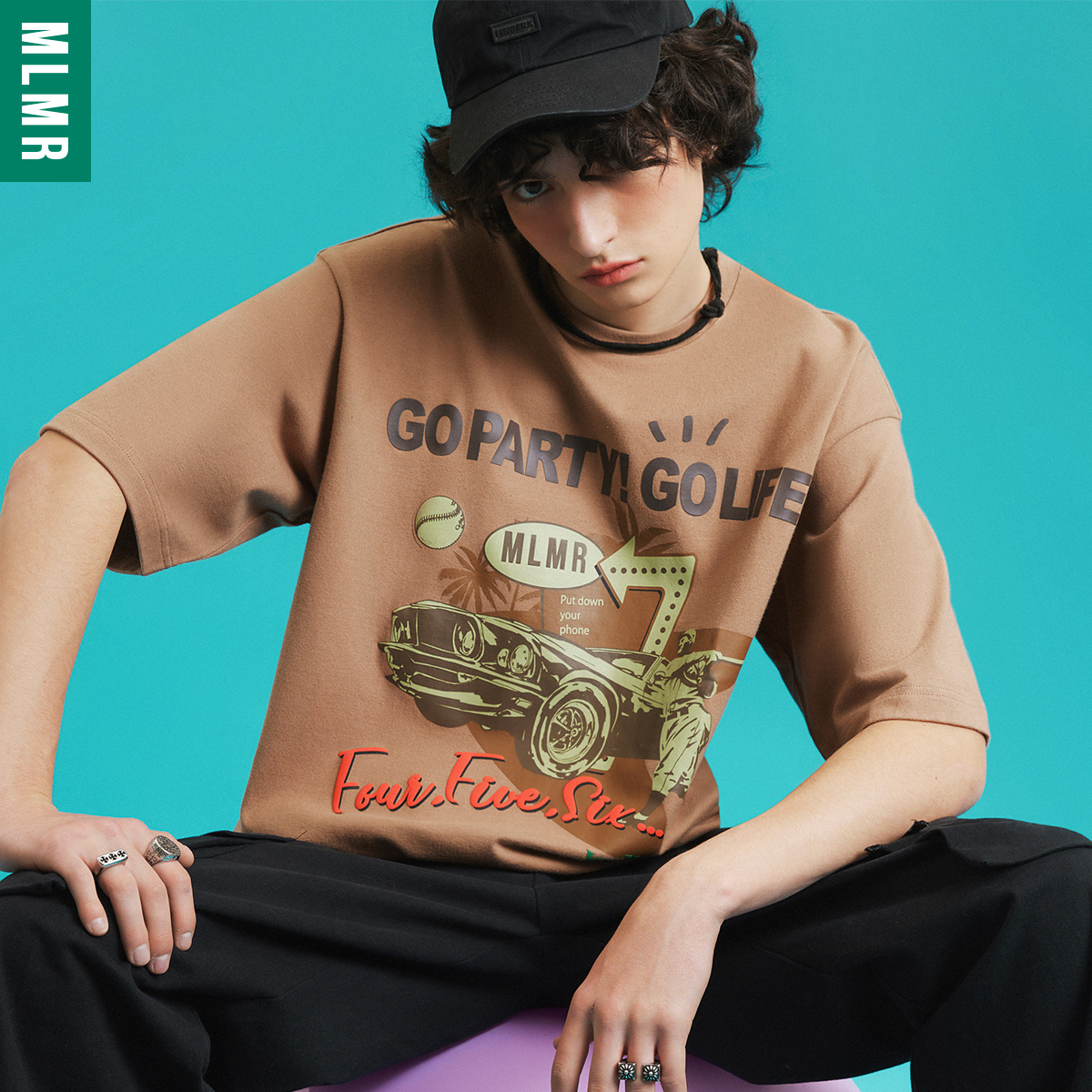 Jack Jones 杰克琼斯 MLMR 纯棉印花短袖T恤 天猫优惠券折后¥39包邮(¥359-320) 男、女款多色可选 淘金币可抵扣2元