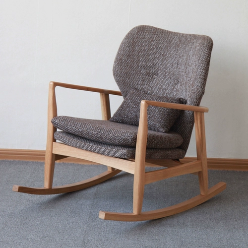 Дубовый диван из натурального дерева, качалка, ткань для отдыха