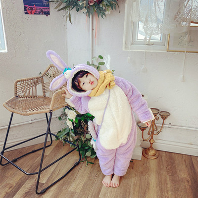 taobao agent Children's clothing, rabbit, pijama, halloween, with little bears, cosplay, increased thickness