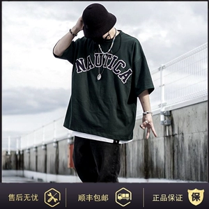В наличии NAUTICA JAPAN Hasegawa контролирует футболку с короткими рукавами cityboy для мужчин и женщин, пары, тренд в японском стиле