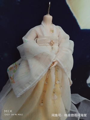 taobao agent BJD six -point ancient style baby clothes homemade ancient style Hanfu baby clothes
