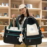 Черный+дополнительная сумка для класса+утиная кулон