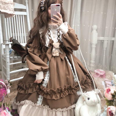 taobao agent Disney, spring dress for princess, Lolita style, Lolita OP