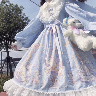 taobao agent Genuine demi-season small princess costume, Lolita style, Lolita OP