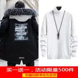 Мужской пуховик с пухом, длинная демисезонная утепленная куртка, средней длины