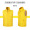 High end (pocket zipper style) - Yellow