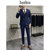 XF15 Двойная пряжка синяя (костюм+жилет+брюки)