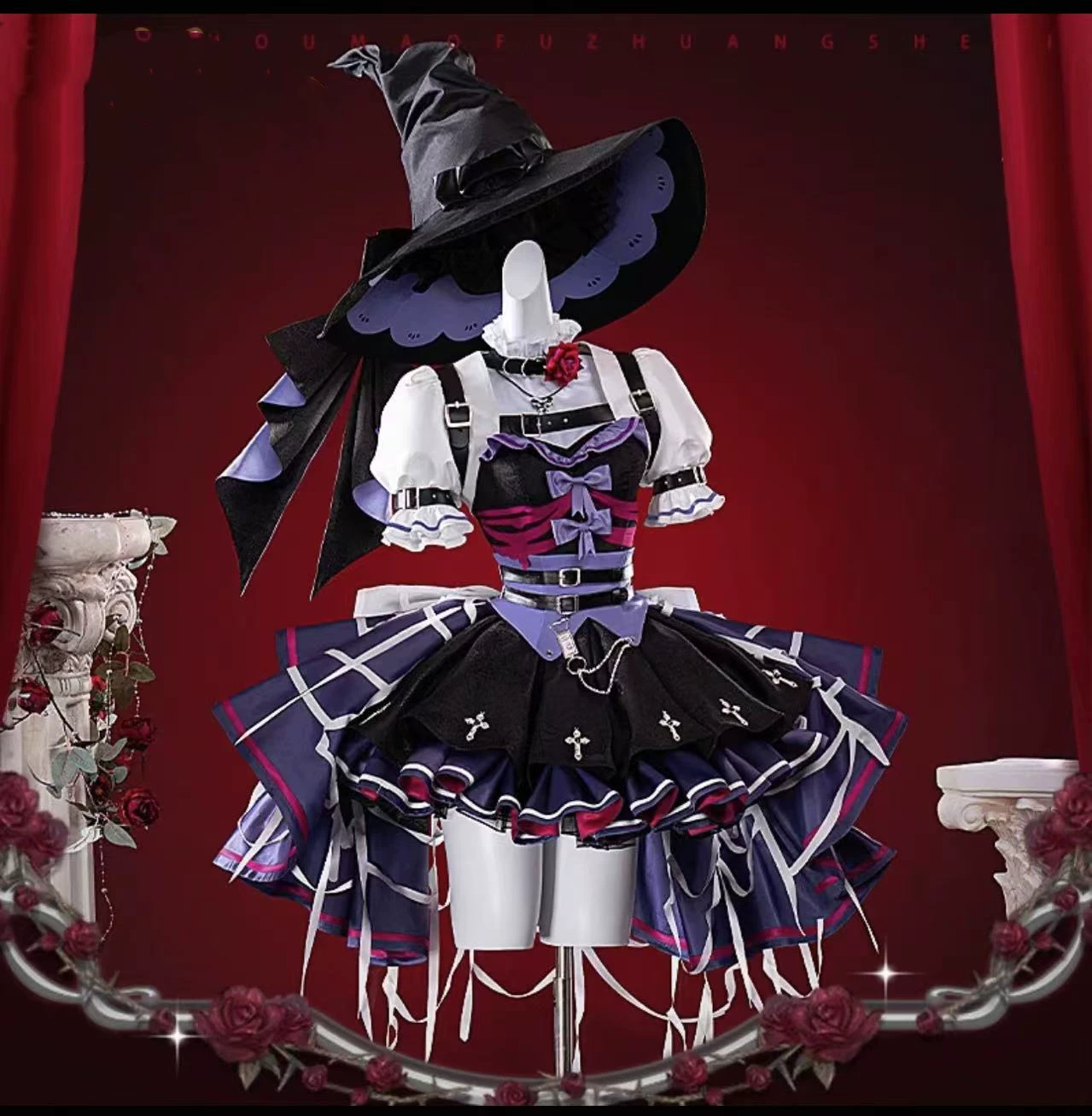 Манмайо CRAZY Identity Fifth Costume Halloween Recital Gardener Cosplay Anime Game Witch Clothing