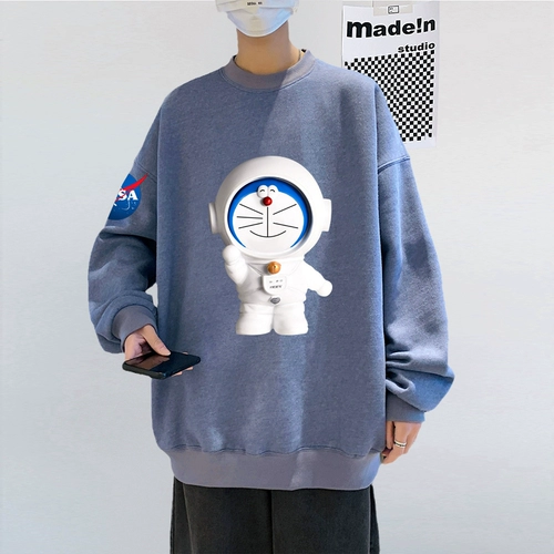 Трехмерная осенняя толстовка, мультяшный лонгслив для школьников и студентов, 3D