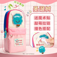 Розовая рождественская липучка*1