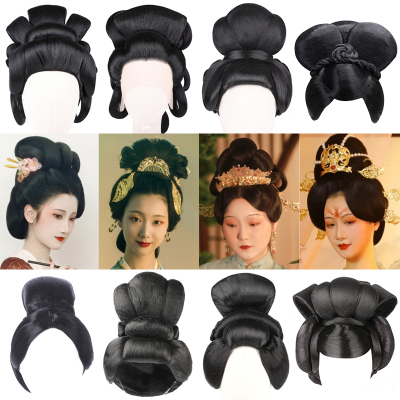 taobao agent Ming Dynasty Tang Dynasty anti -string costume wigs of wigs of noble concubine queen models full set of film and television court dance performances