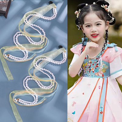 taobao agent Children's Hanfu, hair accessory, hair rope, headband, Chinese style