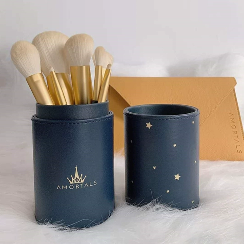 Кисть, мягкая тени для век, рассыпчатая пудра для контуринга, тональный крем, румяна, 12 шт